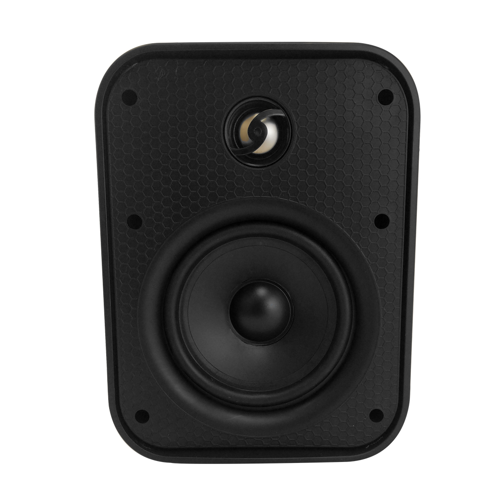HF-IO5PT: 5.25 Inch Indoor/Outdoor Wall Mounted Speaker (Single) - 70V/100V - 120W Max - IP56 Rated - Black